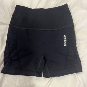 Gymshark workout shorts with cut outs black xs